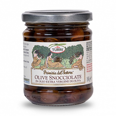 Vypeckované olivy v olivovém oleji