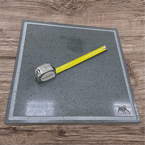 Grilovací kámen LavaGrill vel. 3 cm - 46,5x46,5 + obvodová drážka