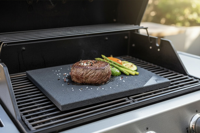 Grilovací deska z lávového kamene